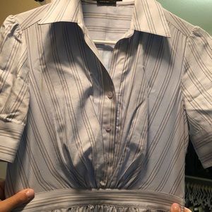 BCBG button shirt style soft dress